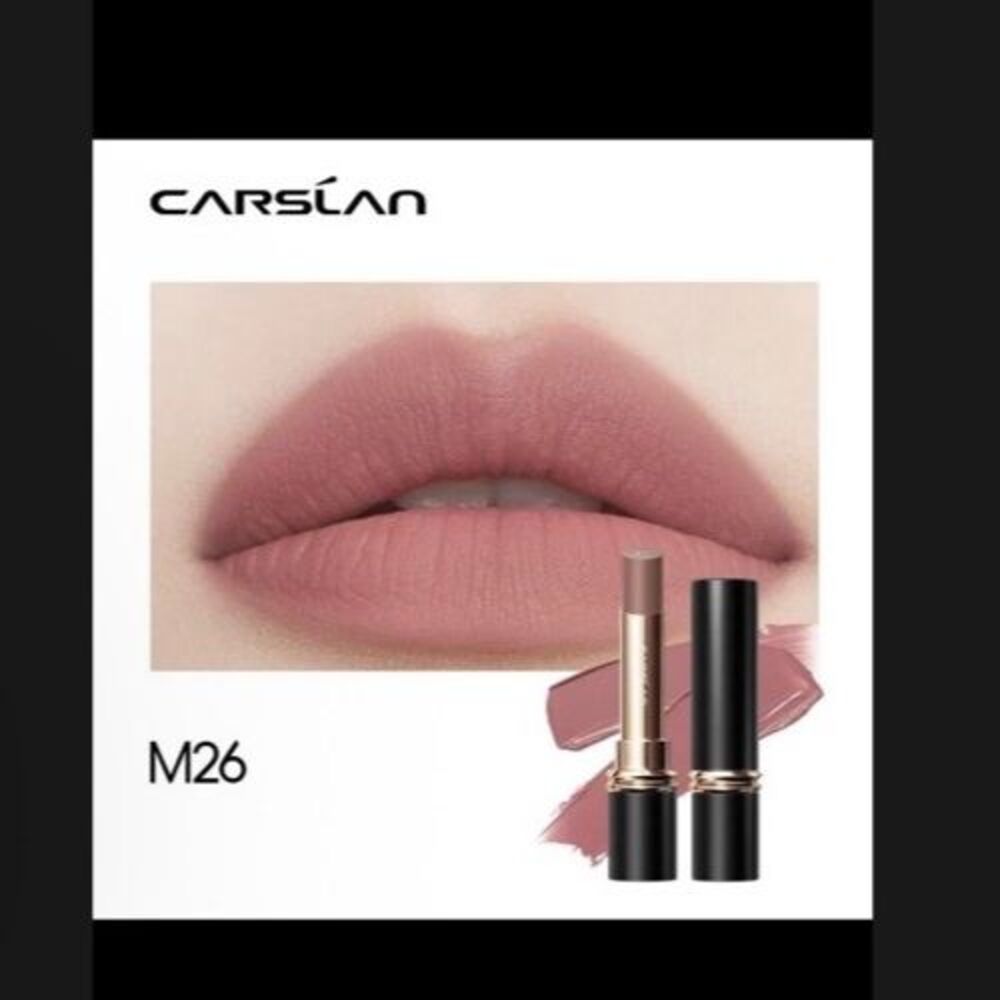 New Sealed Carslan Matte Kissed Lipstick M26